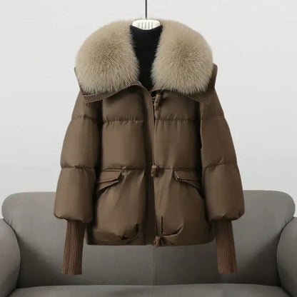 Lina™ - Winter Coat with Luxurious Fur Collar