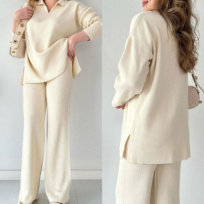 Lily™ - Comfortable V-neck Co-ord Set